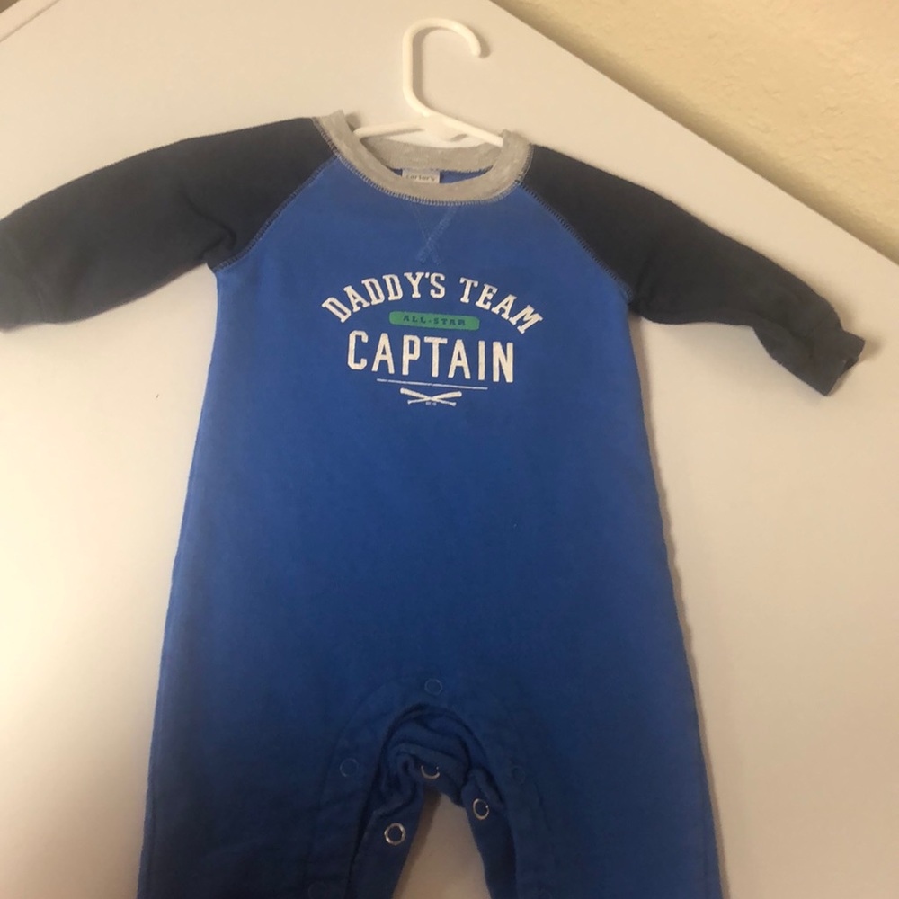 EUC BABY BOY SWEATSHIRT BODYSUIT